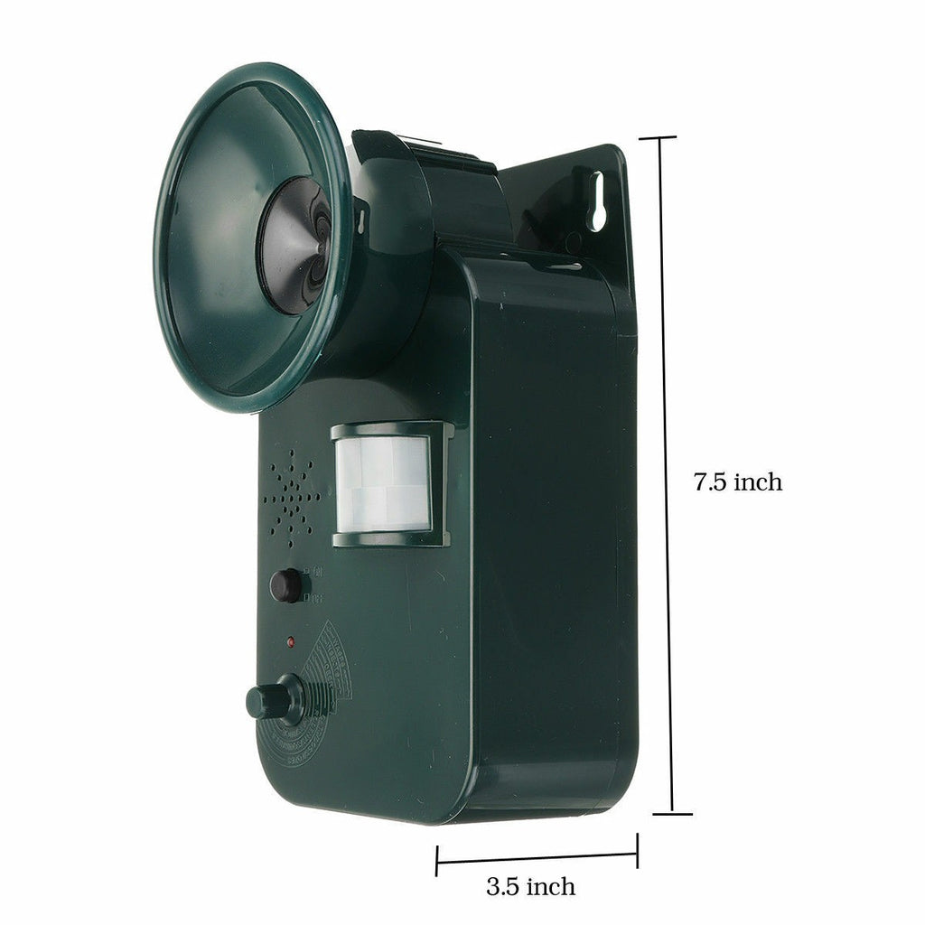 Garden Ultrasonic Cat Dog Mouse Battery Operated Pest Repeller Scarer Deterrent