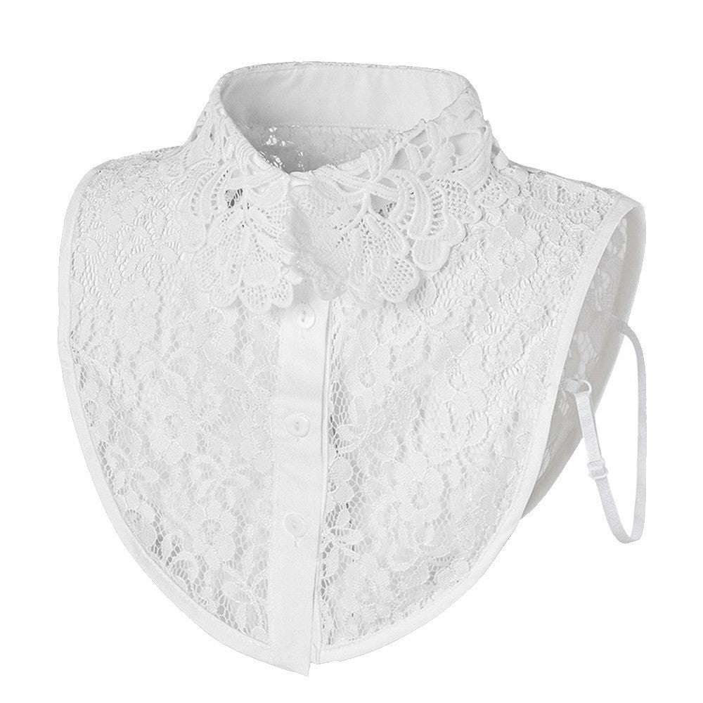 Lace False Collar Detachable Lapel Half Shirt Fake Collar  Women Girls