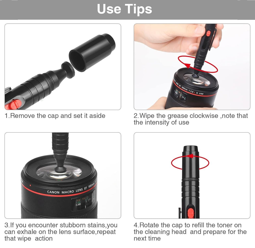 Lens Camera Cleaning Brush DSLR Kit Professional For Canon/Nikon/Sony Panasonic