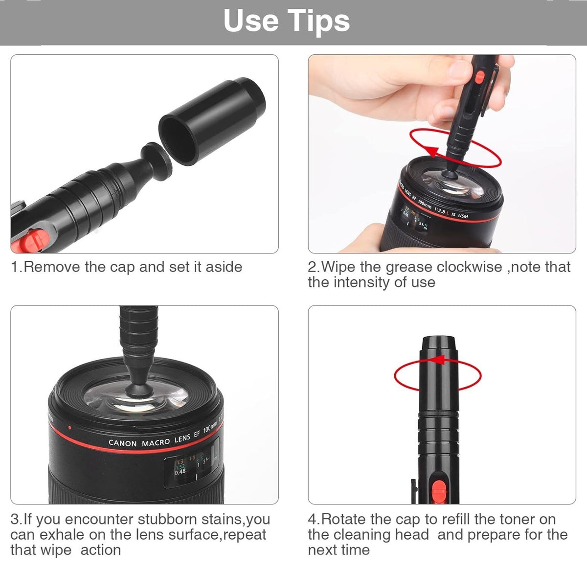 Lens Camera Cleaning Brush DSLR Kit Professional For Canon/Nikon/Sony Panasonic