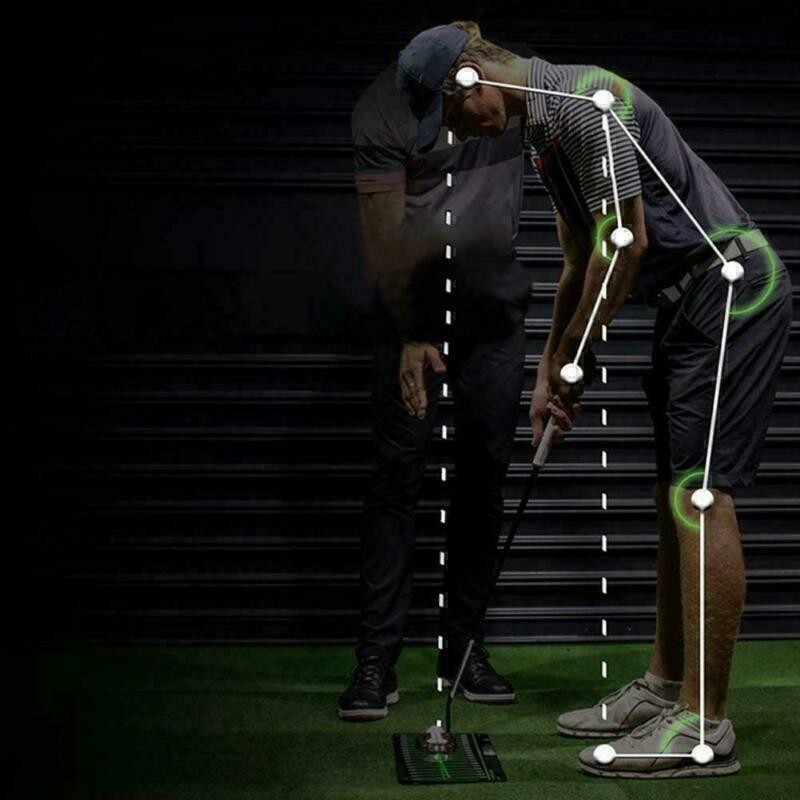 Golf Putting Training Mirror Eyeline Alignment Practice Aid Portable UK NEW~