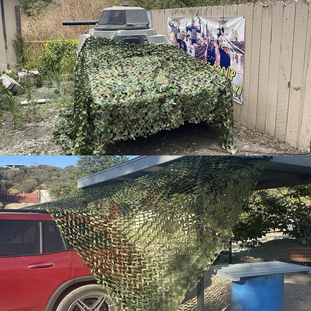 4mx6m Camo Net Hunting/Shooting Camouflage Hide Army Camping Woodland Netting UK