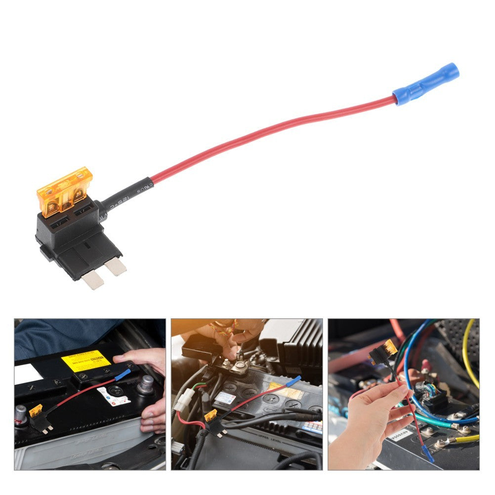 5 Pcs Low Profile Mini Fuse Tap Car Pull-out Auto Extender Cable