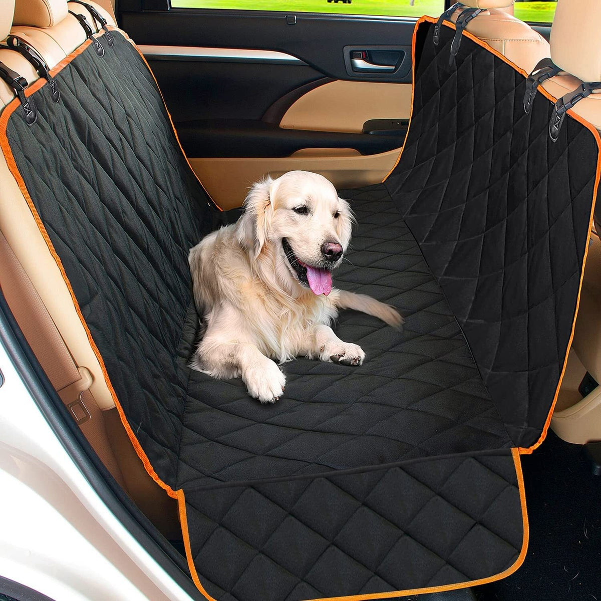 Pet Car Seat Cover Dog Safety Protector Mat Rear Back Seat Hammock Cushion UK