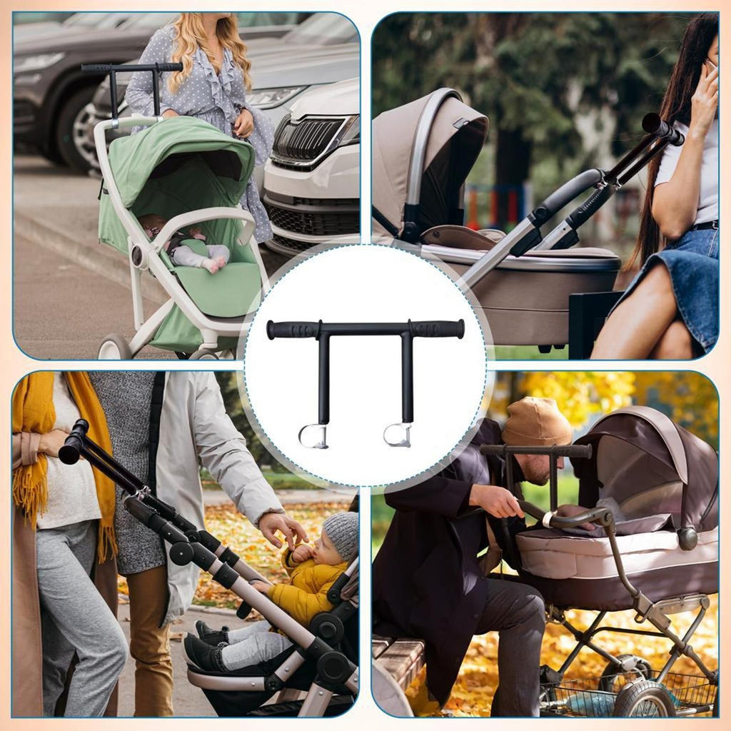 Universal Stroller Handle Extension Bar Fits All Stroller Types