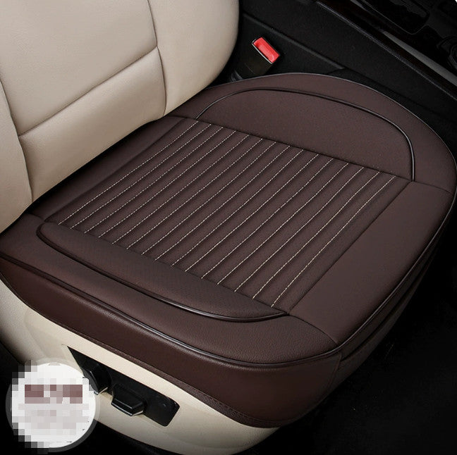 Car Full Surround Front Seat Cover Breathable PU Leather Cushion Mat Universal.*