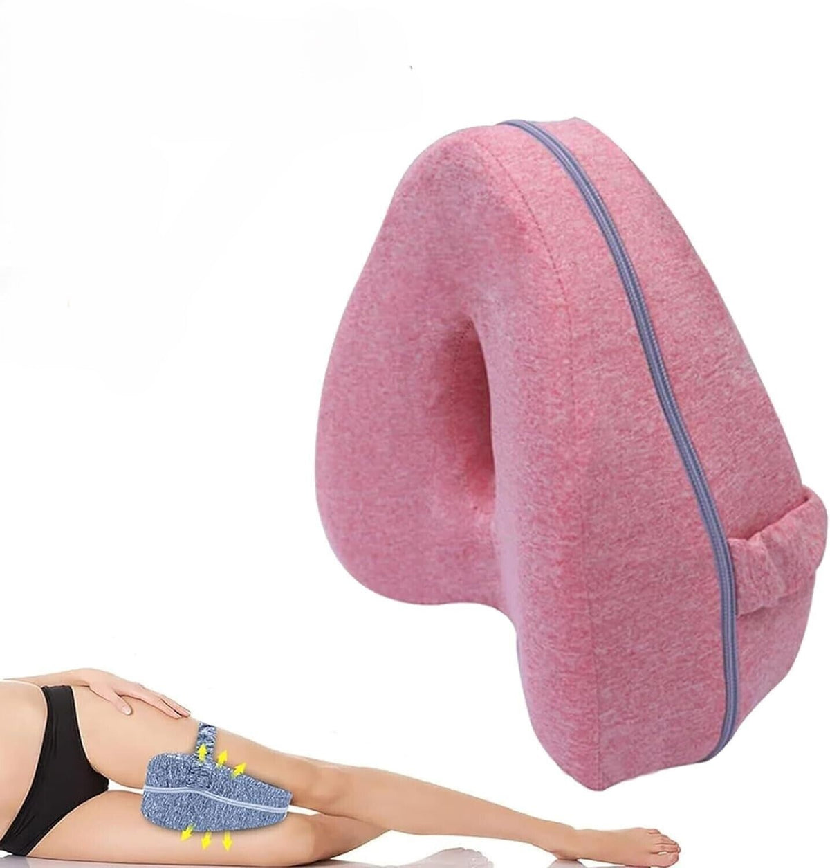 Hip Alignment Pillow,Alignment Pillow-Relieve Hip Pain/Sciatica,Adjustable strap