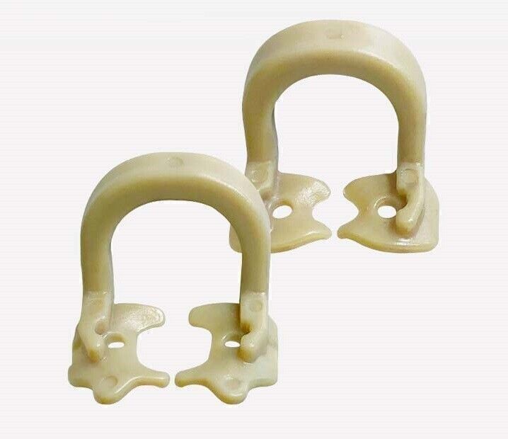 4x Dental Resin Kerr Soft Clamp Universal Rubber Dam Sheet Brown Molar Premolar