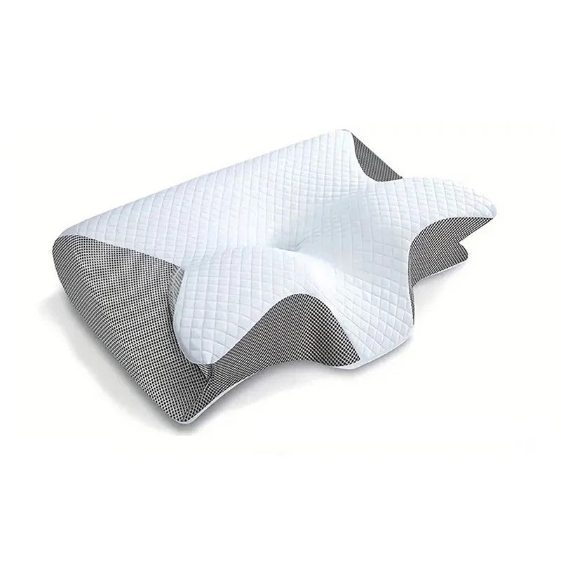 Cervical Foam Pillow Ergonomic Support Eases Neck Shoulder Pain Side Sleepers