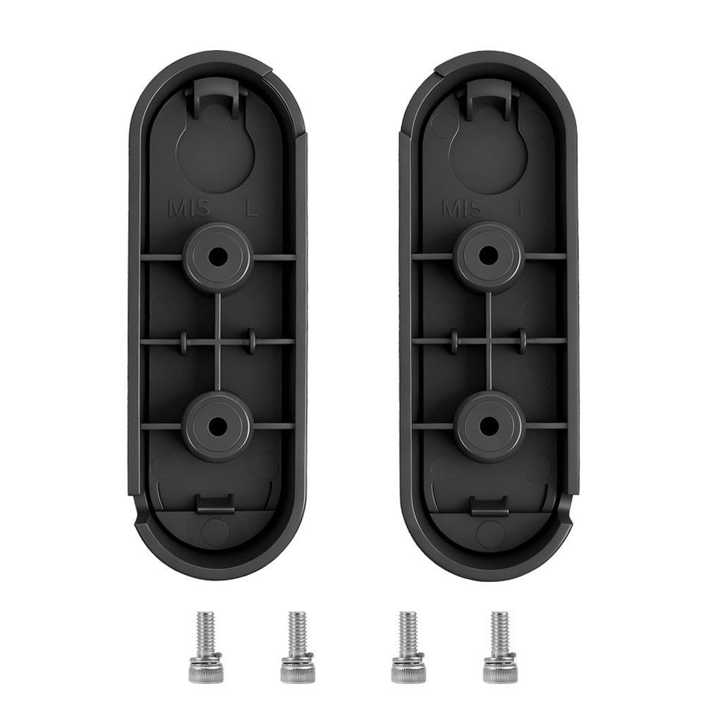 Orange Rear Wheel Side Reflector Cover for For XIAOMI 5 E Scooter ABS Pair