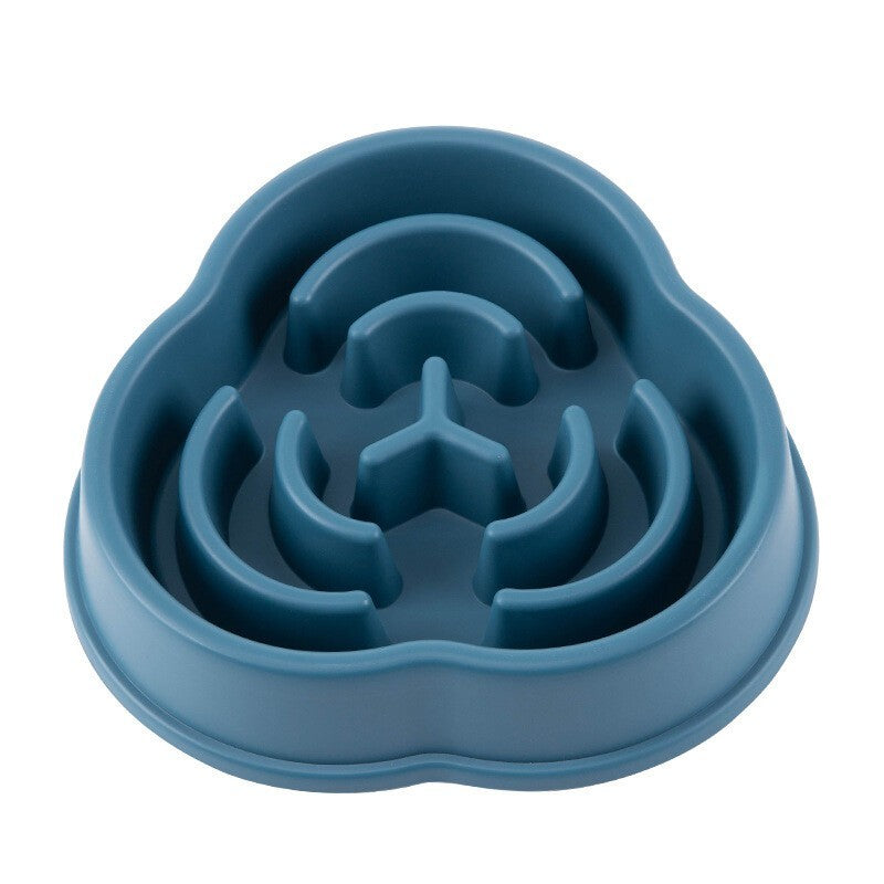 Slow Feeder Pet Bowl Anti Bloating Anti-Slip Feet Interactive Dog