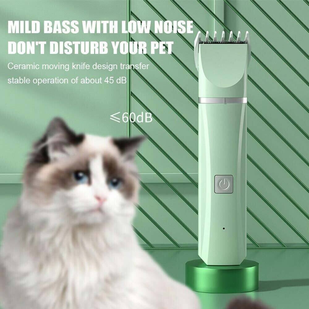 Cat Trimmer Dog Grooming Kit Professional Electric Shaver Pet Hair Clipper UK