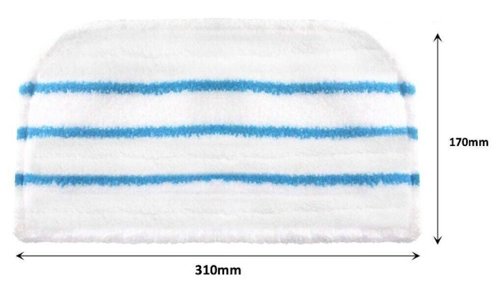 4 Pack For Beldray BEL01097 Microfibre steam detergent mop rectangular pads