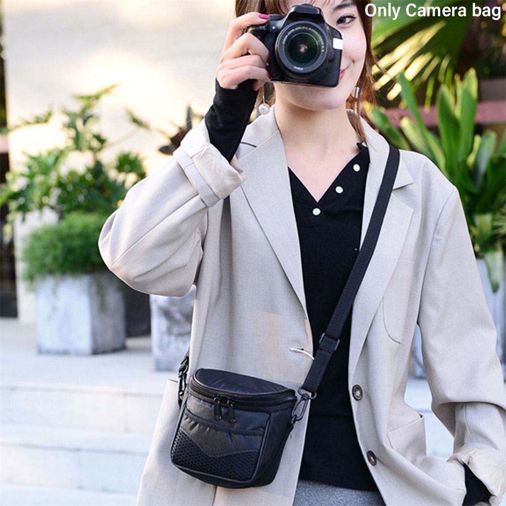 1Pc Camera Bag Adjustable Camera Case Waterproof Storage Bag For Outdoor Travel