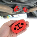 4PC Poly Polyurethane Exhaust Hanger Mounts 2 Hole Muffler Rubber Universal