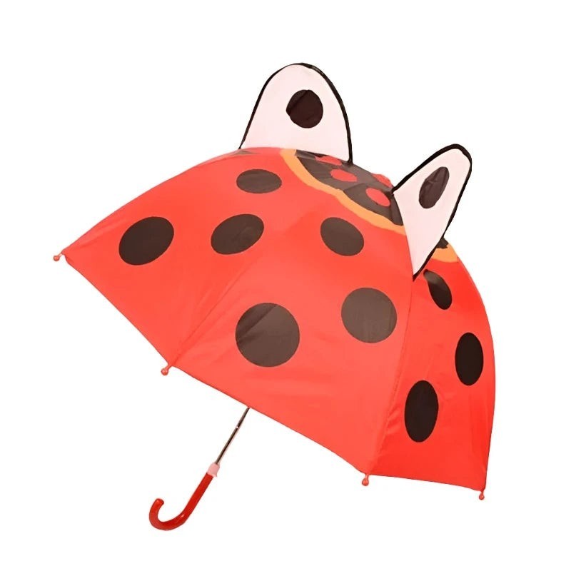 Cute Cartoon Children Umbrella Long Handled 3D Ear Modeling For Boys And Girls U