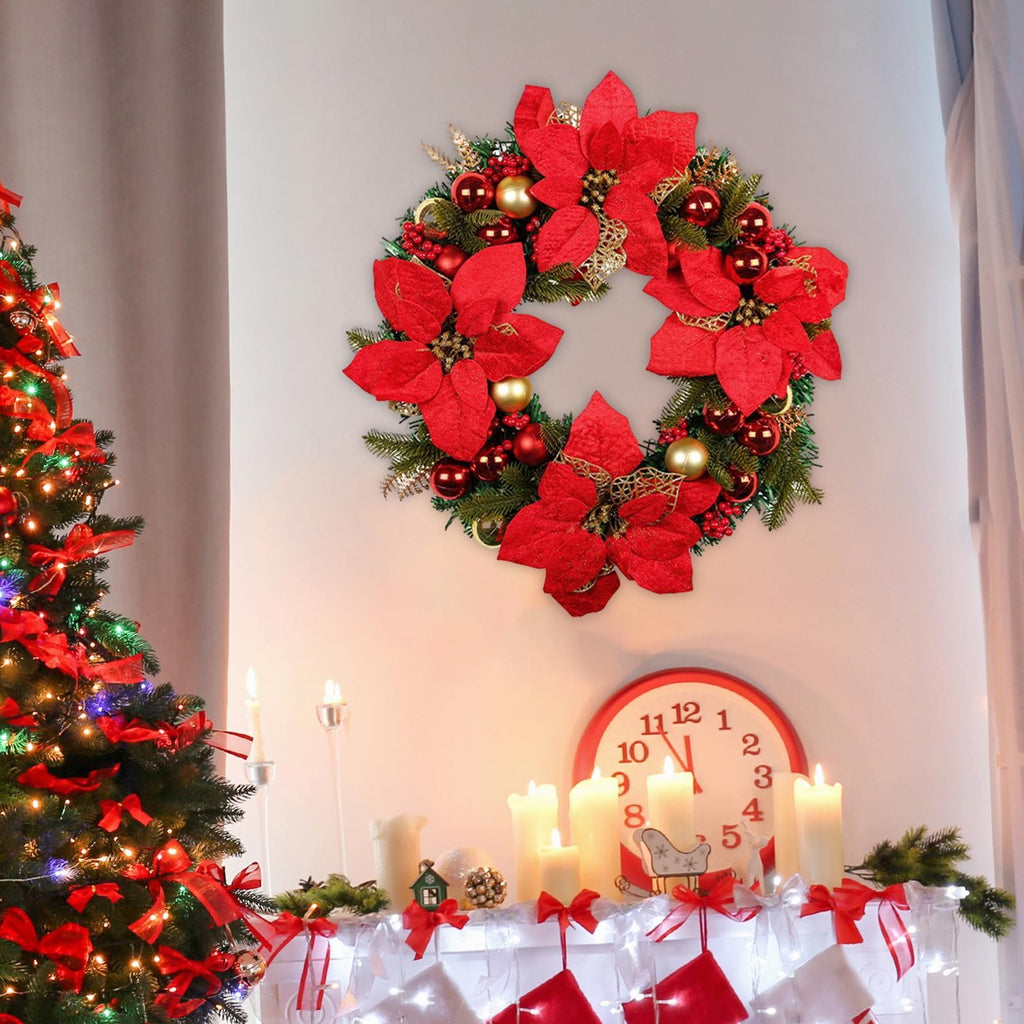 Christmas Wreath Christmas Decoration Hanging Larege Artificial Winter Holiday