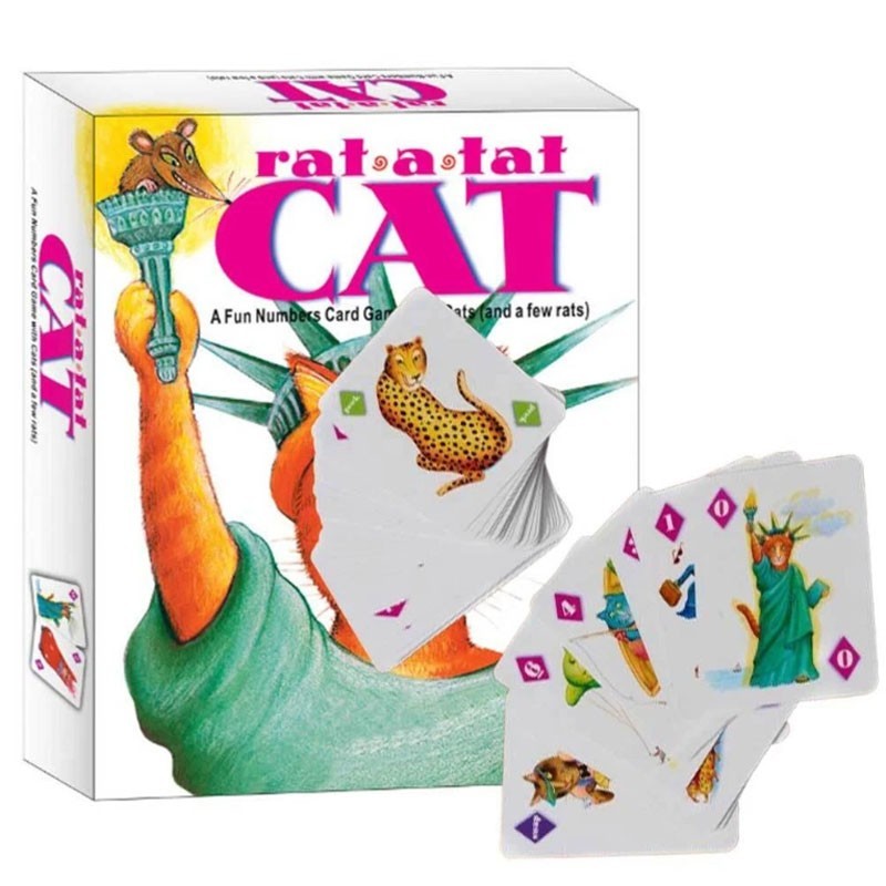 Rat A Tat Cat Funny Classic Family Party Board Cards Game Toy Kids Gift UK