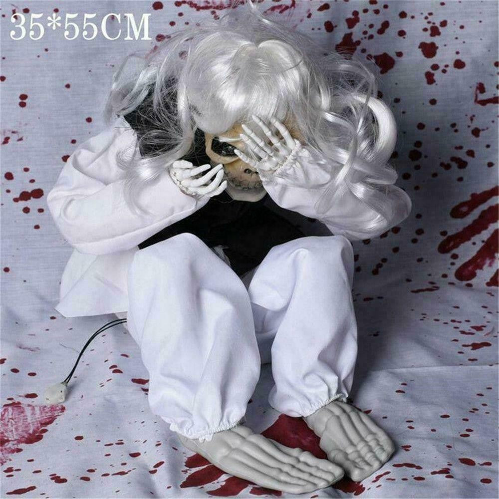Halloween Animatronic Prop Animated Ghost Evil Decoration Movement Creep UK