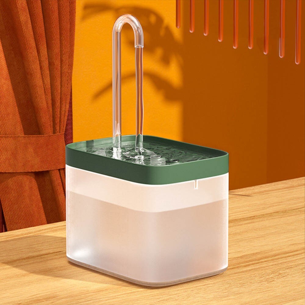 1.5L Automatic Pet Water Fountain USB Silent Cat Dog Indoor Dispenser UK