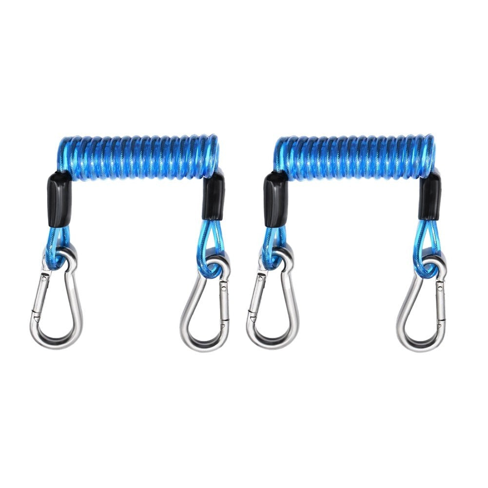 Paddle Board Connecting Safety Rope Elastic Coiled Bungee for Surfboard