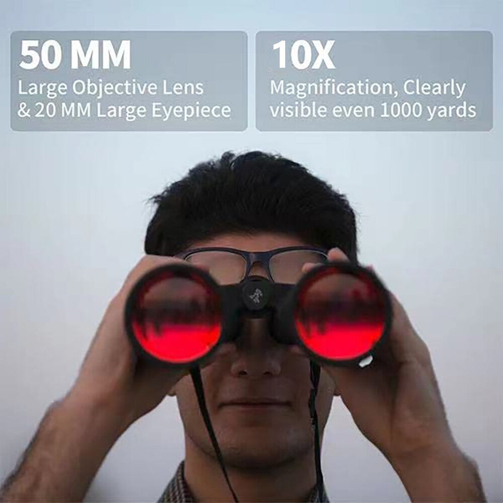 10000M 80X80 HD Military Zoom Binoculars Day/Night Army Optics Hunting Camping