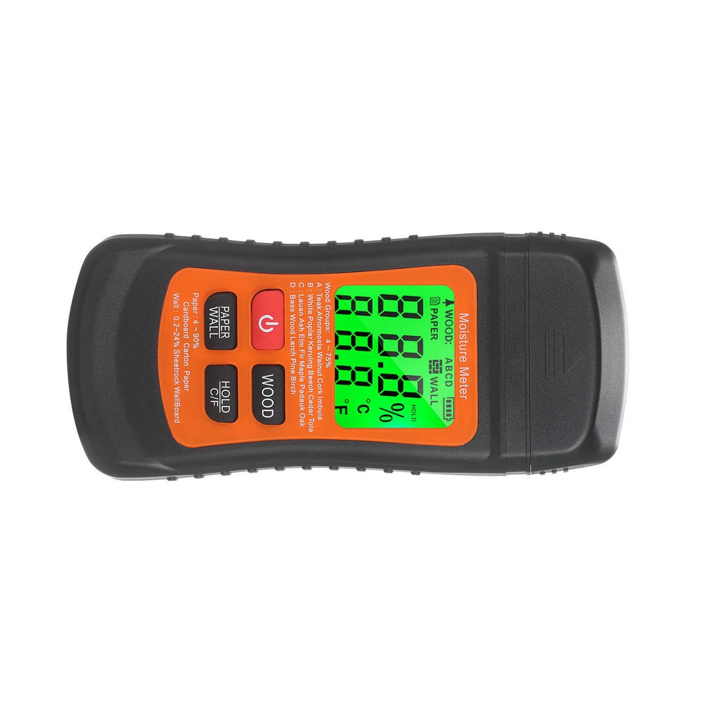 Moisture Meter for Wood Wall Paper Caravan Damp Plasterboard Measurement Gauge