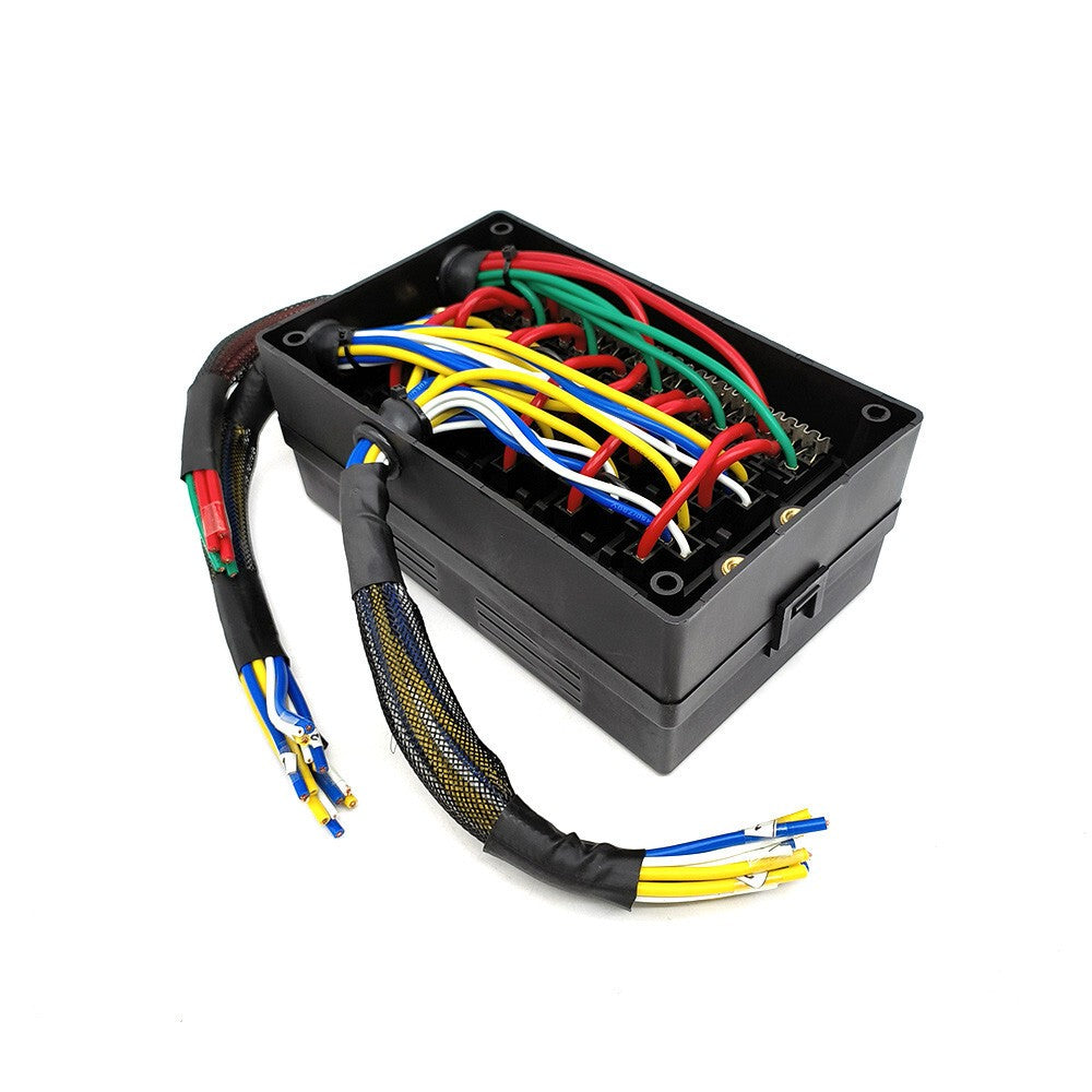12V Pre-Wired Fuse Relay Box with 10X 5-Pin 40A Relays and 15X Slot for Auto RV