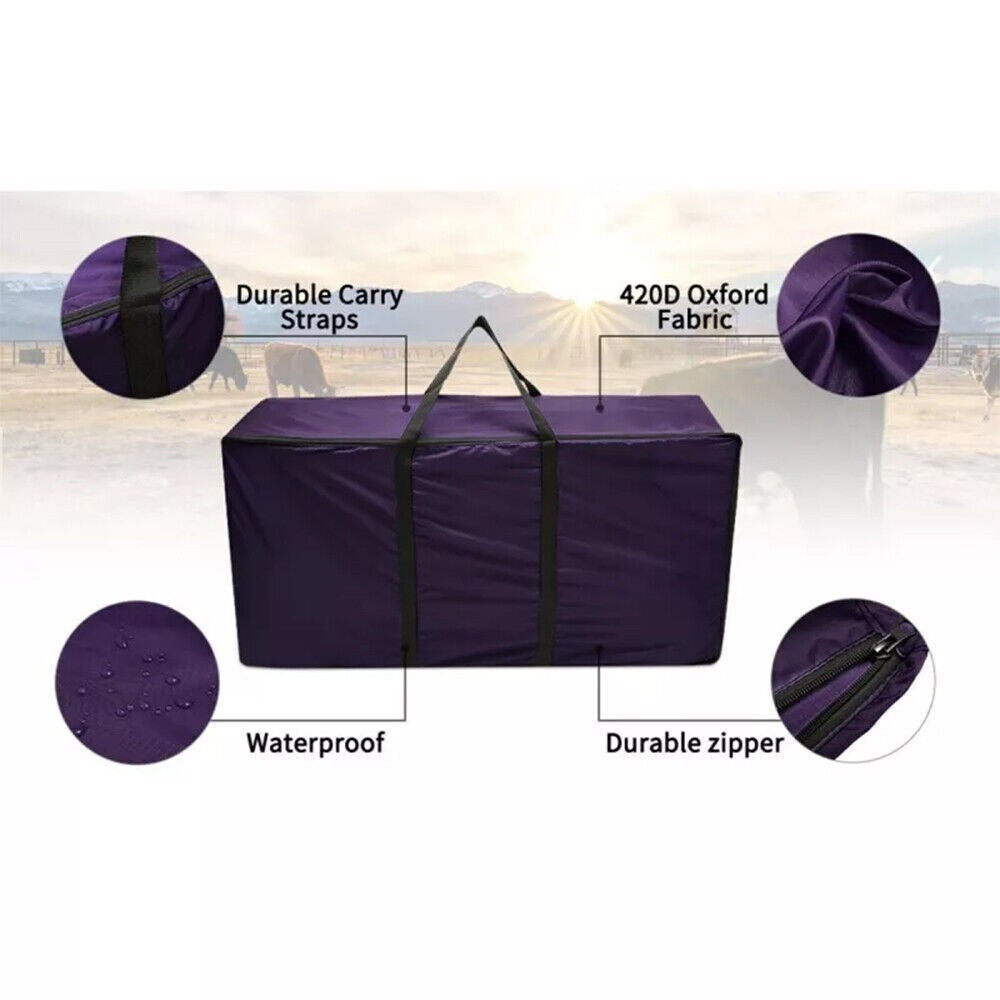 Hay Straw Bale Bag Carry Storage Camping Horse Feeder Riding Gear Waterproof Bag