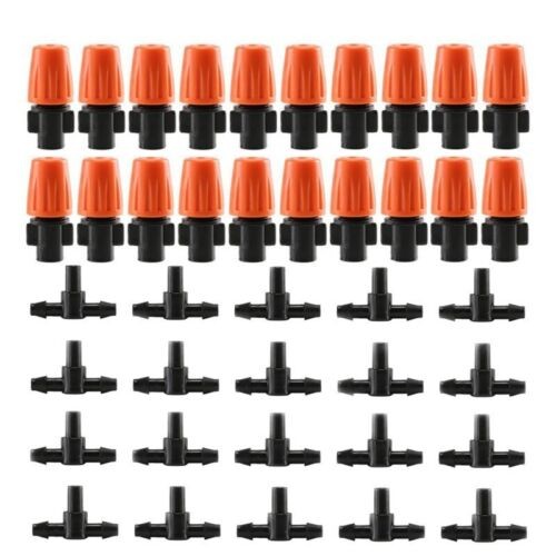 25PCS New Garden Irrigation Nozzle Adjustable Dripper Sprinkler Micro Drip