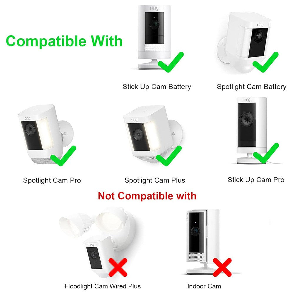 Power Supply Cable and Adapter Compatible with For Ring Cameras 10m Outdoor