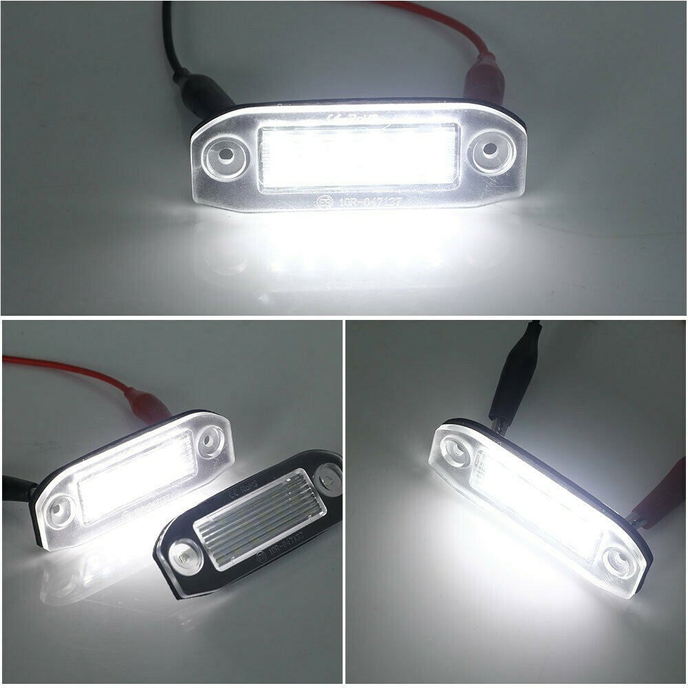 Pair LED Number License Plate Lights Bulbs For Volvo V70 V60 S40 XC60 ERROR FREE