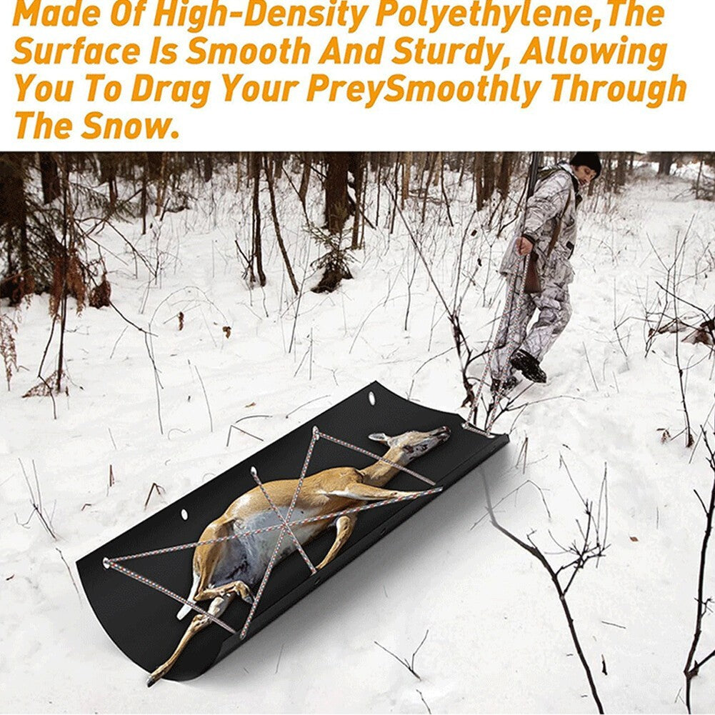 Deer Drag Sled Thickened Utility Sled for Transporting Fishing Hunting Game