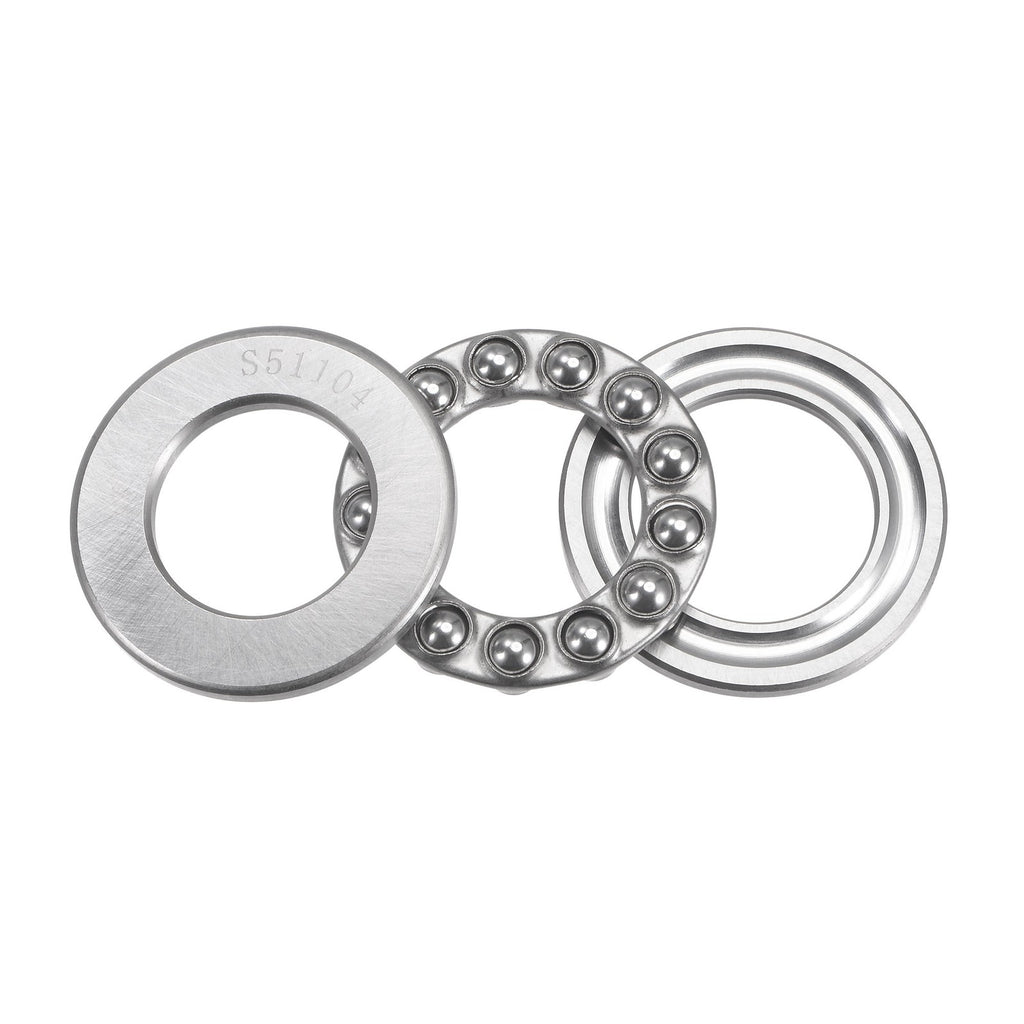 8pcs F10-21M Thrust Ball Bearings 10mmx21mmx7mm Chrome Steel Single Direction