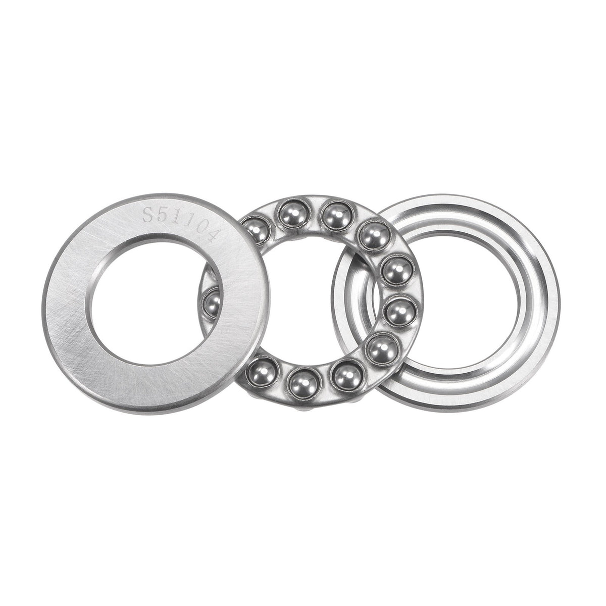 8pcs F10-21M Thrust Ball Bearings 10mmx21mmx7mm Chrome Steel Single Direction