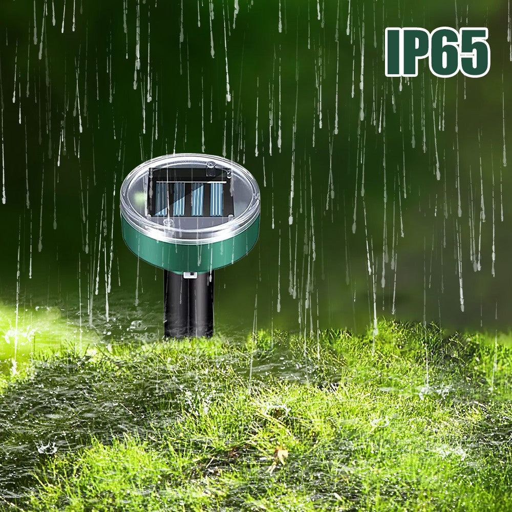 2-4PCS Solar Ultrasonic Deterrent Repeller Pest Scarer Mole Rat Garden Repellen
