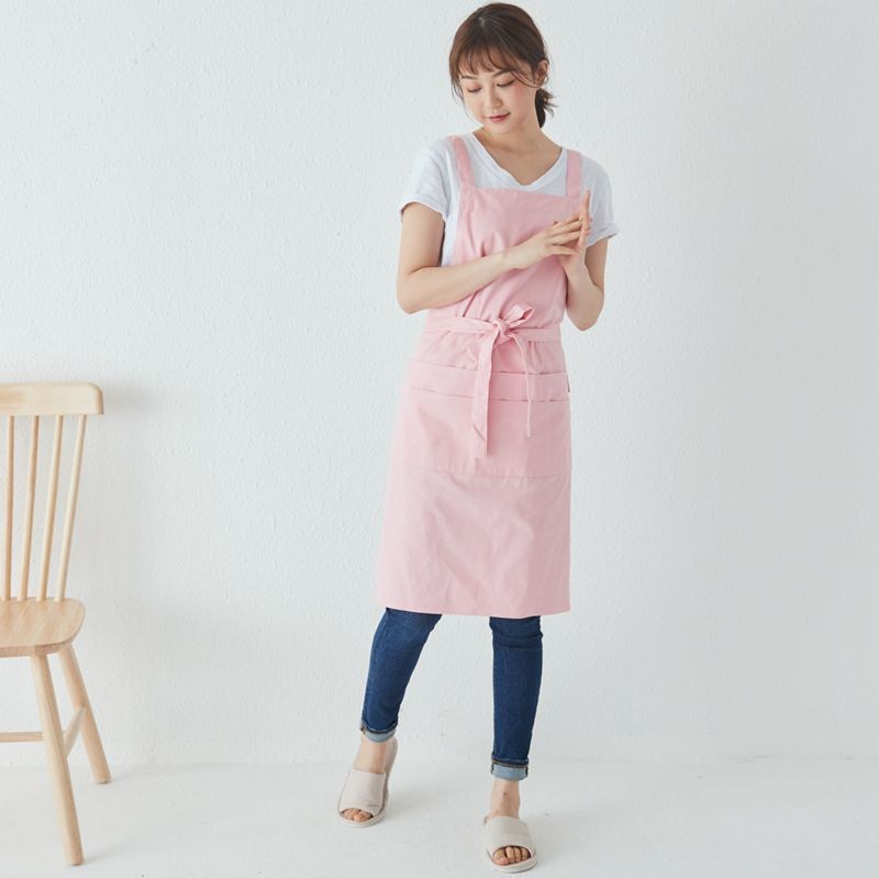 Canvas Cooking Apron Baking Chef Kitchen BBQ Waiter Barista Work Pocket Slit