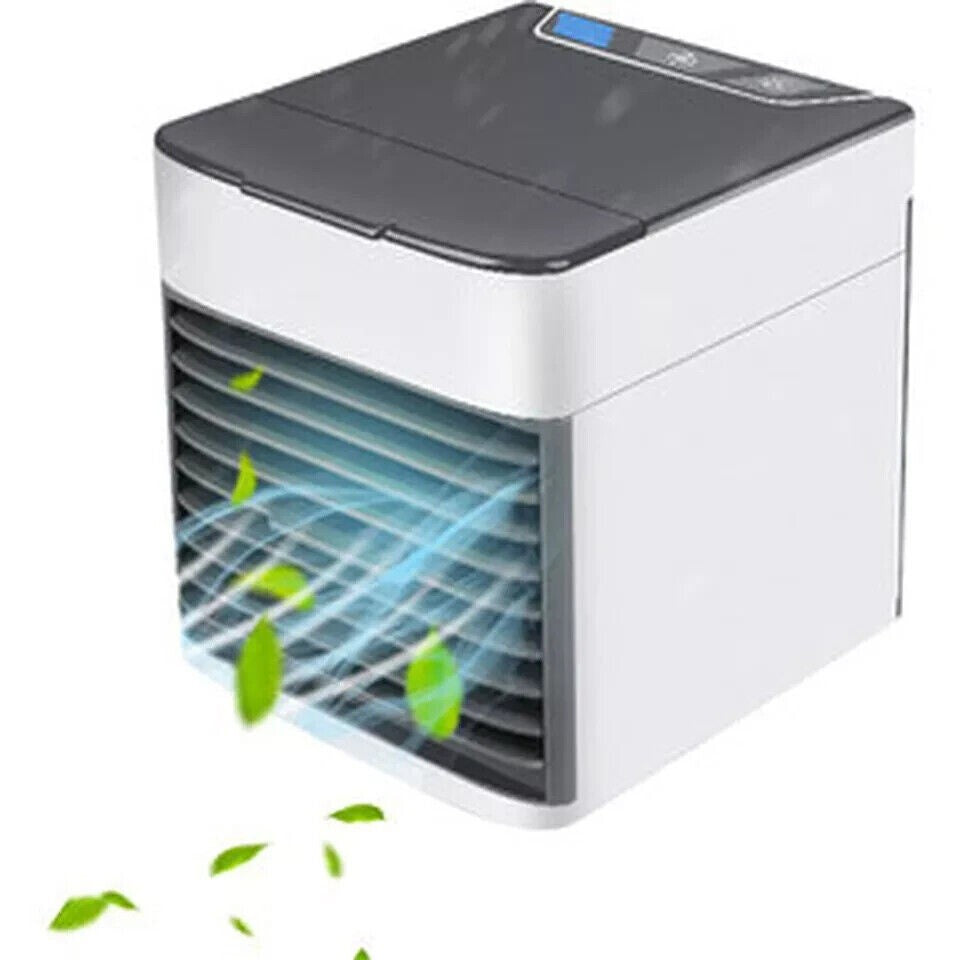 Portable Mini Air Cooler Water-Cooled Air Conditioning Unit Low Noise Fan UK