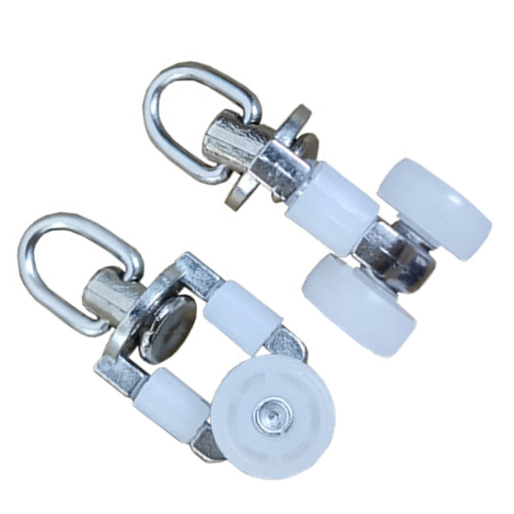 8pcs Heavy Duty Curtain Track Hooks Pulley Runners Gliders for Pergola Canopy