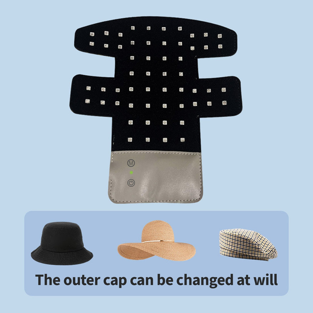 LED Red Light Therapy Hair Growth Cap Fast Regrowth Anti-Hair Loss Hat UK