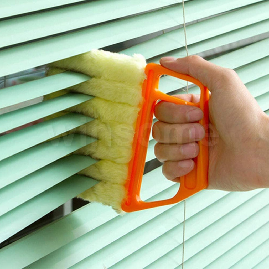7 Brush Venetian Blind Cleaner Washable Easy Cleaning Tool Duster Microfibre 2Pc