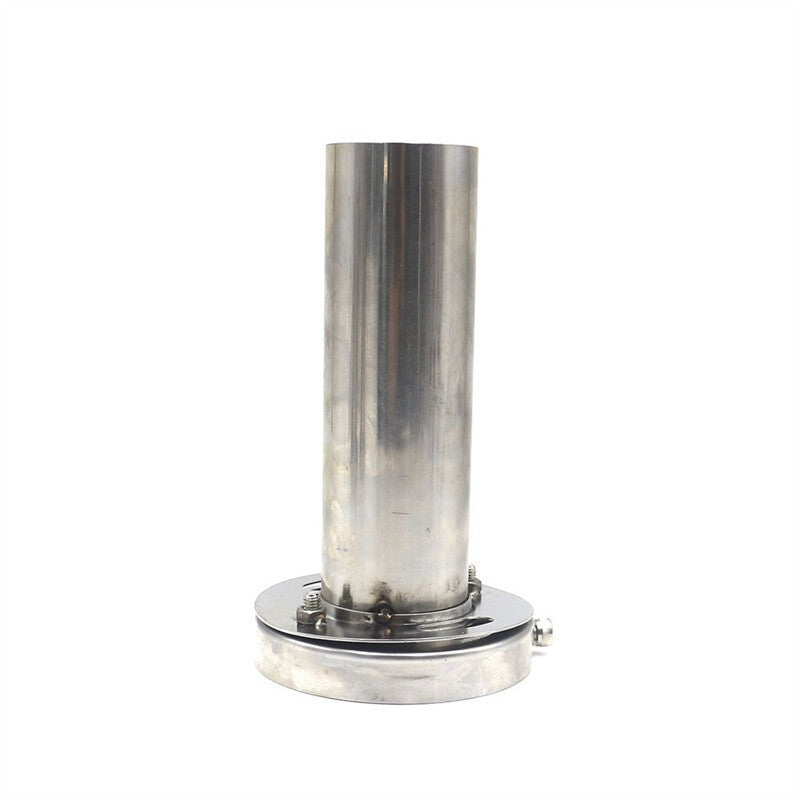 4" Silencer Round Tip Exhaust Bung Baffle Muffler insert Removable Stainless