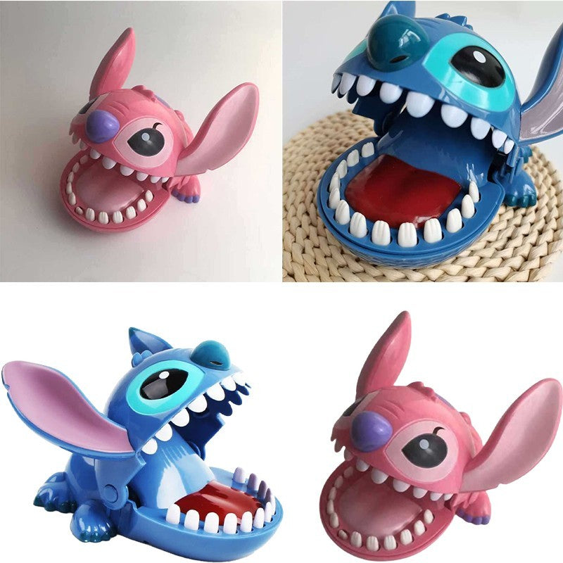 Fun Blue Lilo & Stitch Teeth Game Dentist Game Toy Kids Biting Finger Game Toys