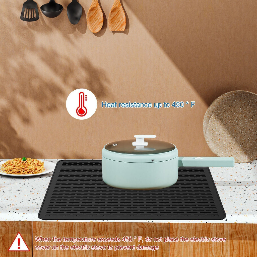 70x50cm Heat Resistant Stove Cover Electric Induction Hob Protector Mat UK
