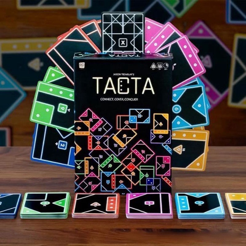 TACTA Taku Tabletop Game Set With Fast-Paced Color Matching Strategy Party Hot