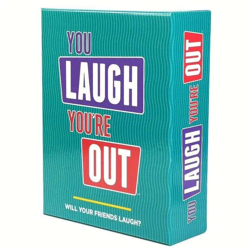 You Laugh You're Out Board Game Christmas Party Family Gathering Card Games