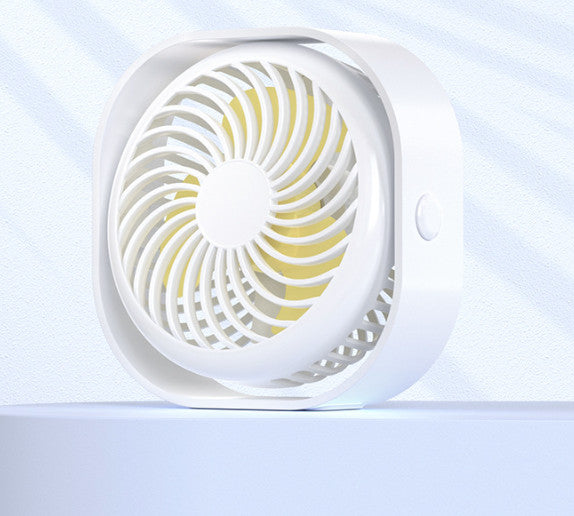 Portable Mini Desk Fan with Anti-Slip Silicone Base