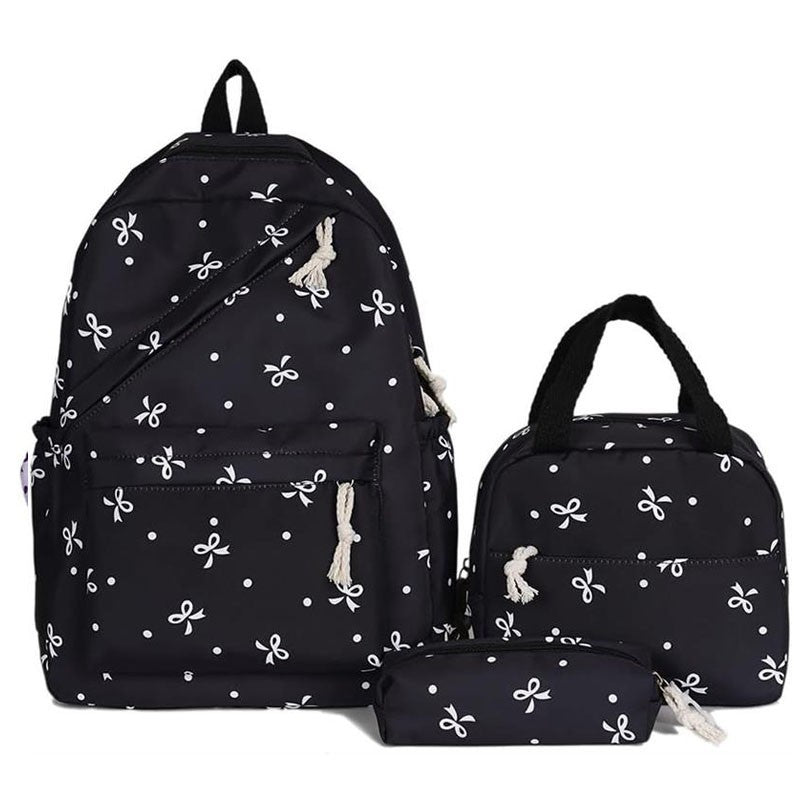 School Bag for Girls Large Cute Backpack Sets Preppy School Backpacks 3-Piece