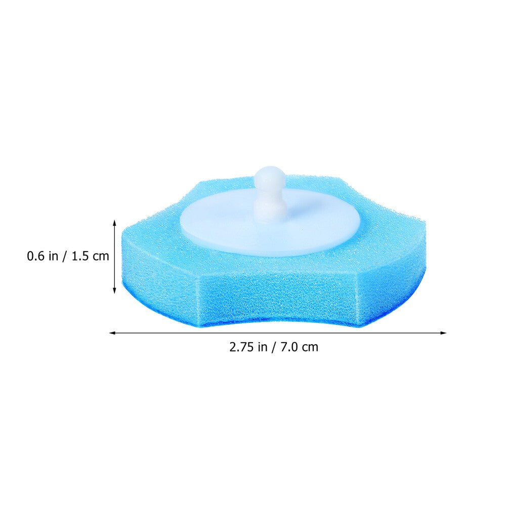 30 Pcs Toilet Cleaning Sponge Brush Heads Disposable Replacement Pads