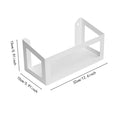 Vinyl Wall Mount Record Wall Storage White CD Display Hanging Record Holder
